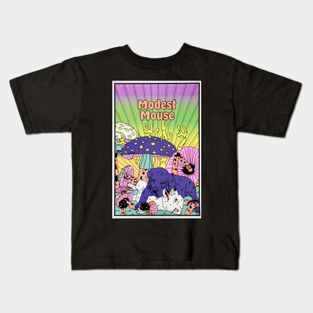 Modest Mouse Kids T-Shirt by Guiven